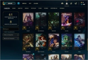 Conta ouro 4 com 44 champs e 7 skins - League of Legends LOL