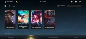 Conta Valorant com 2K gastos + wild rift com 450 gastos.