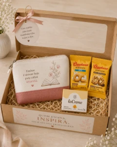 Kit Necessaire Flat Personalizadas - Dia dos Professores - Artesanato e Personalizados