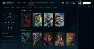 Conta LoL Platina 2 Skins Épicas - League of Legends
