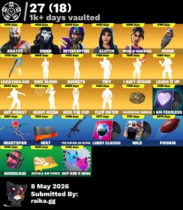 Conta Fortnite OG, com salve o mundo e farm de vbucks