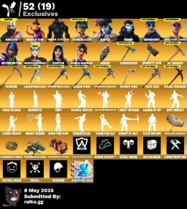 Conta Fortnite OG, com salve o mundo e farm de vbucks