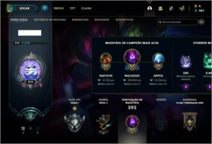 Conta ouro 4 com 132 champs e 94 skins - League of Legends LOL