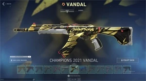 CONTA VALORANT COM MUITAS SKINS E PACOTE CHAMPIONS 2021
