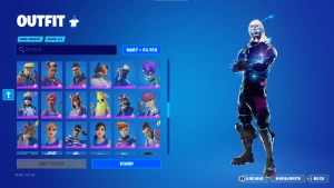 Conta Com Wildcat, Galaxy - Rogue Spider/Glow & +/- 170 Skin - Fortnite