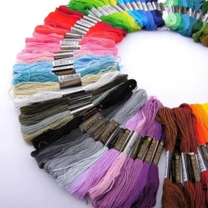 Kit de Linhas para Bordado — 50 Cores