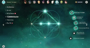 mona, faruzan c4 e gorou + 1 pet - Genshin Impact