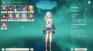 mona, faruzan c4 e gorou + 1 pet - Genshin Impact