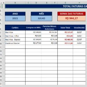 Planilha de Controle Financeiro - Others