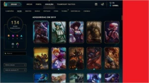 Acc LOL season 1 all champions, 134 skins, 189k de EA - League of Legends