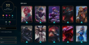 conta league of legends/valorant unranked LOL