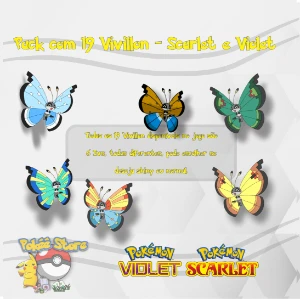 Vivillons Pokémon Scarlet e Violet