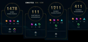 Conta colecionadora ex Challenger Flex e Gm/Mestre Soloq - League of Legends LOL