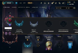 Platina 3 com TODOS os Champs e 337 Skins + 5 Prestigios - League of Legends LOL