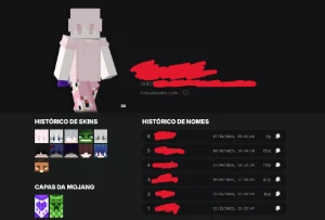 Conta Minecraft Java+Bedrock+Legends | Capas Raras+VIP