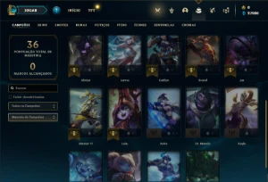 Conta Platina 2 com 25 Champs e 1 Skin - League of Legends LOL