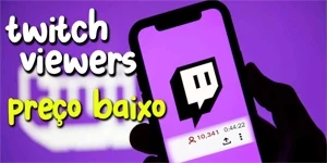 Twitch Viewers ao vivo - Redes Sociais