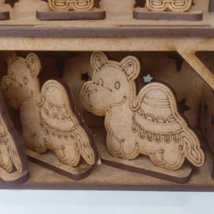Presépio de natal em MDF, Casinha 3 andares, Decoração - Artesanato e Personalizados