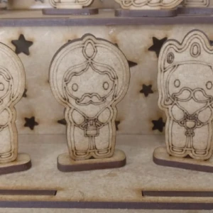 Presépio de natal em MDF, Casinha 3 andares, Decoração - Artesanato e Personalizados