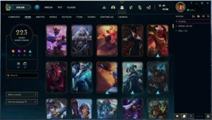Conta Lol Level 629 + 223 SKINS E LUX ELEMENTALISTA!!! - League of Legends