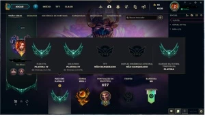 Conta Lol Level 629 + 223 SKINS E LUX ELEMENTALISTA!!! - League of Legends