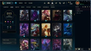 Conta Lol Level 629 + 223 SKINS E LUX ELEMENTALISTA!!! - League of Legends