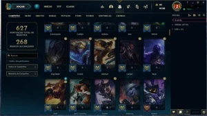 Conta Lol Level 629 + 223 SKINS E LUX ELEMENTALISTA!!! - League of Legends