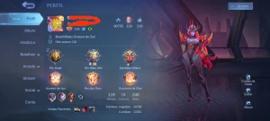 Conta Mobile legends skin SELENA ABISS