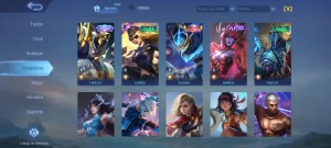 Conta Mobile legends skin SELENA ABISS