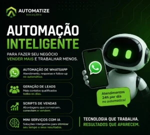 Automação Inteligente de  [content removed] App com IA - Artificial Intelligence