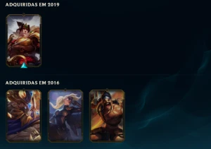 [SMURF&SKIN] Conta League of Legends 13 skins - Level 31