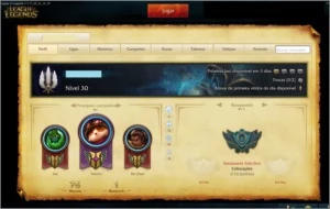 CONTA DE LOL UNRANKED+32 CAMPEÕES+5 SKINS+ ESPÓLIO LENDÁRIO - League of Legends