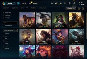 Conta ouro 1 com 145 Champs e 132 Skins + 9 Fragmentos - League of Legends LOL