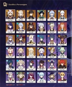 Conta Genshin Impact Rank De Aventura 58