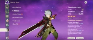 🐺Razor + Túmulo do 🐺 AR10 - América - Genshin Impact