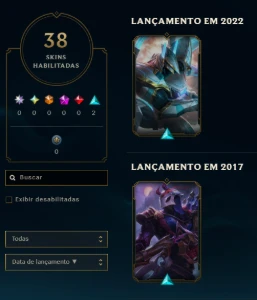 Lol Ferro, Upada na Mão, Level 32, 7.000 de Ea, 3 Skins - League of Legends