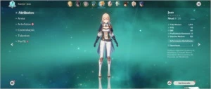 Genshin impact conta com Jean+xingqiu+barbara+beidou...
