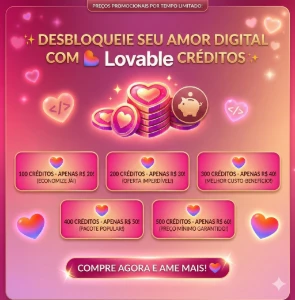 Lovable Créditos Novo 14/01 - Assinaturas e Premium