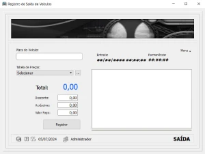 Sistema para Controle de Estacionamentos e Lava-jatos de Veí - Sites, Lojas e Sistemas Prontos Sites e Scripts