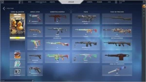 Conta Valorant com mais de R$ 1000 em skins
