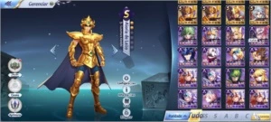 CONTA CDZ SERVER A3 - TOP - NA SEGUNDA MELHOR GUILD - Saint Seiya Awakening SSA