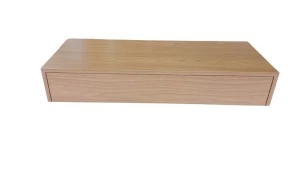 Mesa Suspensa Freijó com Gaveta 80x35x12cm - Artesanato e Personalizados