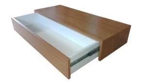 Mesa Suspensa Freijó com Gaveta 80x35x12cm - Artesanato e Personalizados