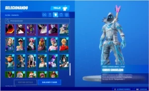 Conta Fortnite season 3 em diante completas