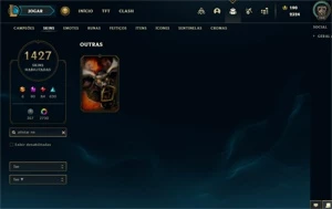 Conta LoL Coleção > Todas skins < - League of Legends