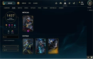 Conta LoL Coleção > Todas skins < - League of Legends