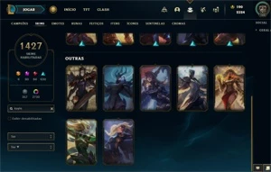 Conta LoL Coleção > Todas skins < - League of Legends