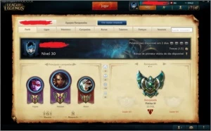Conta League of Legends LOL