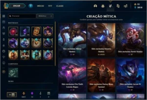 ACC LOL/ PLAT 2/ 205 SKINS(9 MÍTICAS)/10 GEMAS/ALL CHAMPS - League of Legends