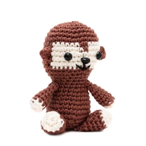 Mini Macaco em Amigurumi - Artesanato e Personalizados